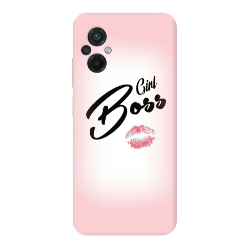Xiaomi Poco M5 Girl boss kiss Transparent Silicone TPU Θήκη