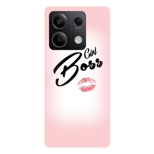 Xiaomi Redmi Note 13 5G Girl boss kiss Transparent Silicone TPU Θήκη