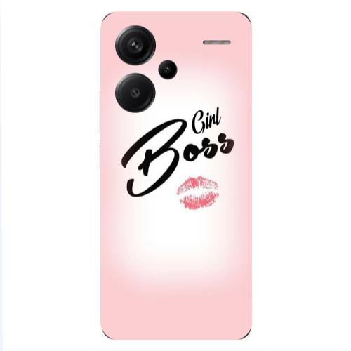Xiaomi Redmi Note 13 Pro+ 5G  Girl boss kiss Transparent Silicone TPU Θήκη