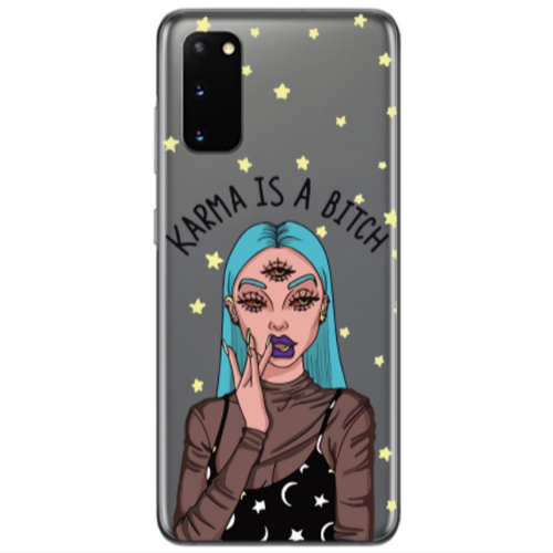 Samsung S20 Karma is a bitch Transparent Silicone TPU Θήκη