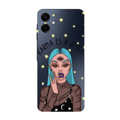 Samsung A06 Karma is a bitch Transparent Silicone TPU Θήκη