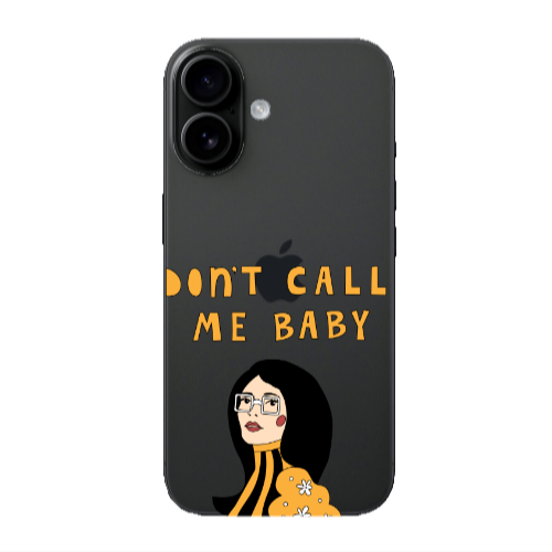 Apple Iphone 16 plus Call me baby Transparent Silicone TPU Θήκη