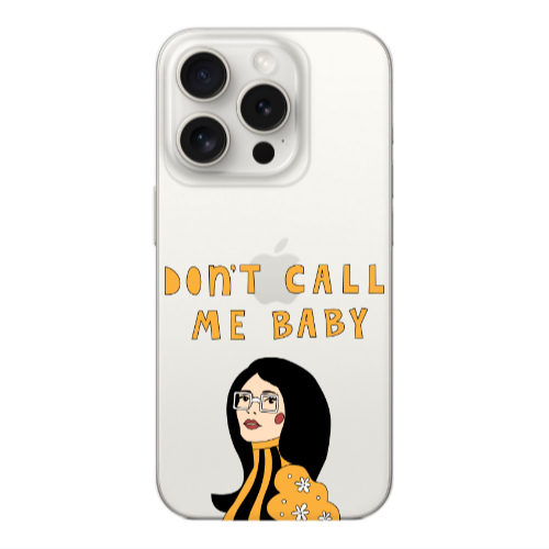 Apple Iphone 16 Pro Call me baby Transparent Silicone TPU Θήκη