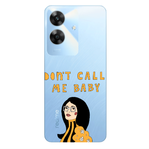 Realme Note 60 Call me baby Transparent Silicone TPU Θήκη