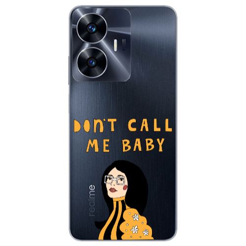 Realme Note 50 Call me baby Transparent Silicone TPU Θήκη