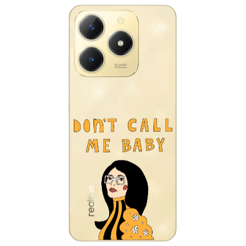 Realme C61 Call me baby Transparent Silicone TPU Θήκη