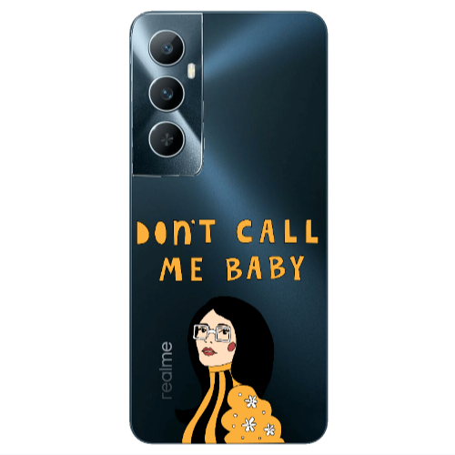 Realme C65 Call me baby Transparent Silicone TPU Θήκη