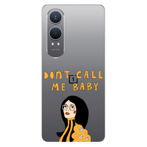 Oneplus Nord Ce 4 lite Call me baby Transparent Silicone TPU Θήκη