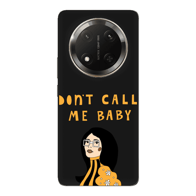 Honor Magic 7 Lite Call me baby Black Colored Silicone TPU Θήκη
