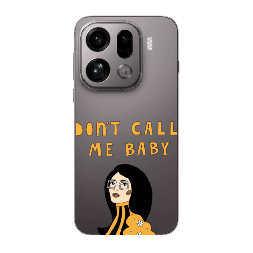 Oppo Find X9 Pro Call me baby Transparent Silicone TPU Θήκη