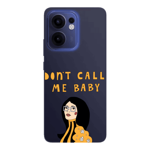 Oppo Reno13 FS Call me baby Transparent Silicone TPU Θήκη