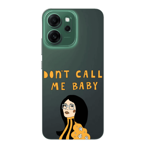 Oppo 14 F Call me baby Transparent Silicone TPU Θήκη