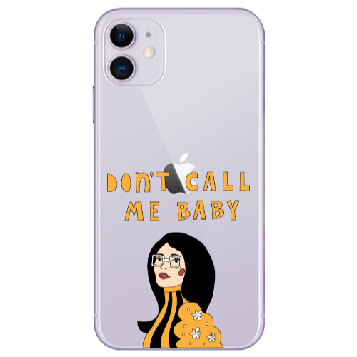 Apple iPhone 11  Call me baby Transparent Silicone TPU Θήκη