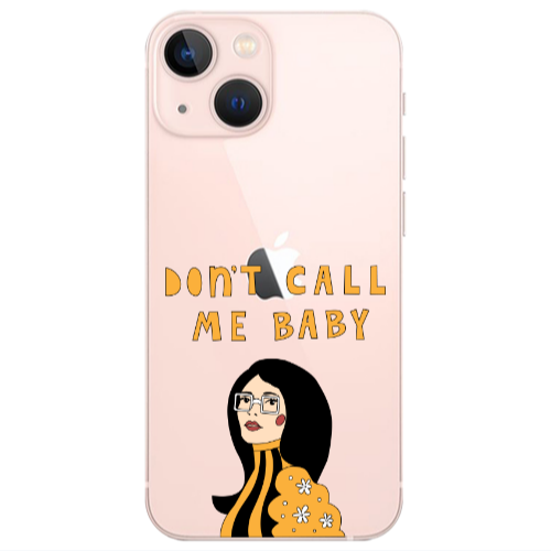 Apple iPhone 13 Call me baby Transparent Silicone TPU Θήκη