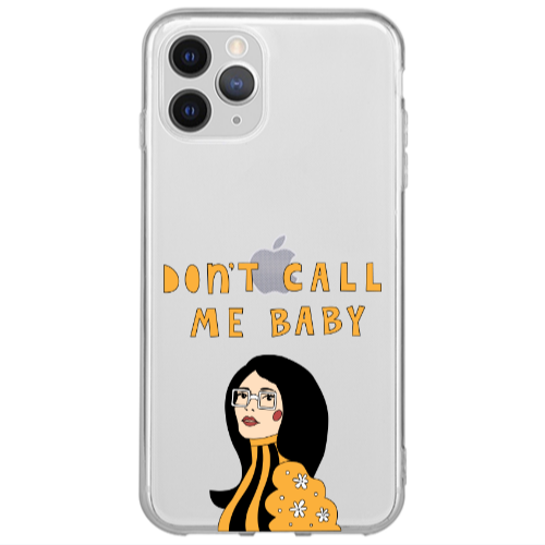 Apple iPhone 13 Pro Max Call me baby Transparent Silicone TPU Θήκη