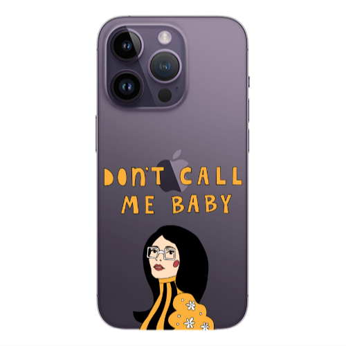 Apple iPhone 14 Pro  Call me baby Transparent Silicone TPU Θήκη