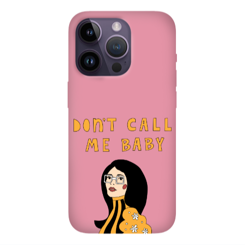 Apple iPhone 14 Pro  Call me baby Pink Colored Silicone TPU Θήκη