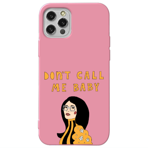 Apple iPhone 13 Pro Call me baby Pink Colored Silicone TPU Θήκη
