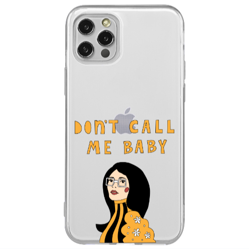 Apple iPhone 12 Pro Call me baby Transparent Silicone TPU Θήκη