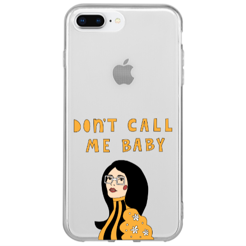 Apple iPhone 7 Plus Call me baby Transparent Silicone TPU Θήκη