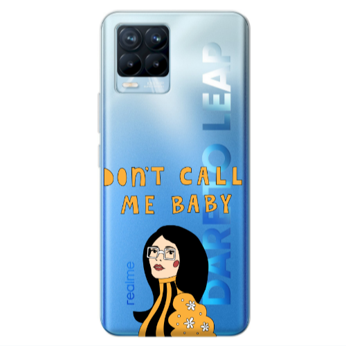 Realme 8 Pro Call me baby Transparent Silicone TPU Θήκη