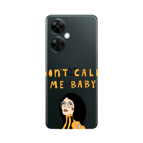 Oneplus Nord CE 3 Lite 5G Call me baby Transparent Silicone TPU Θήκη