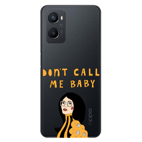 Oppo A 96 Call me baby Transparent Silicone TPU Θήκη