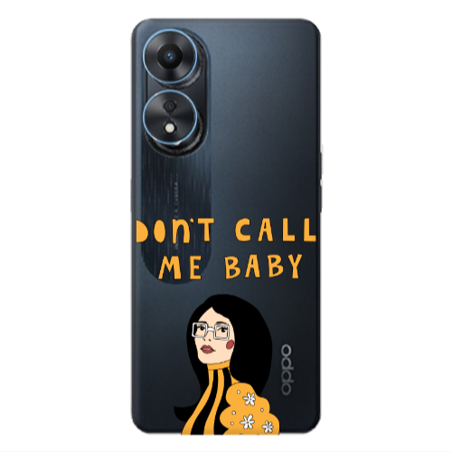 Oppo A 98 Call me baby Transparent Silicone TPU Θήκη