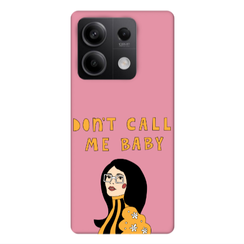 Xiaomi Redmi Note 13Pro 5G Call me baby Pink Colored Silicone TPU Θήκη