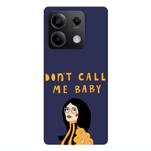 Xiaomi Redmi Note 13Pro 5G Call me baby Dark blue Colored Silicone TPU Θήκη