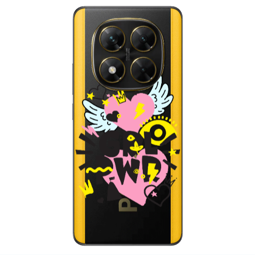 Xiaomi Poco X7 Grl Pwr Transparent Silicone TPU Θήκη