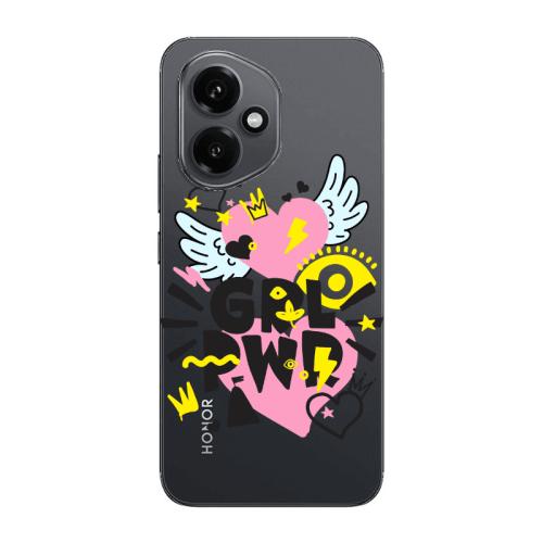 Honor Magic 400 Grl Pwr Transparent Silicone TPU Θήκη