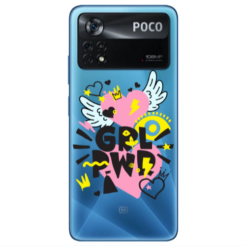 Xiaomi Poco X4 Pro Grl Pwr Transparent Silicone TPU Θήκη