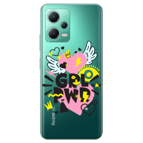 Xiaomi Redmi Note 12 Pro 5G Grl Pwr Transparent Silicone TPU Θήκη