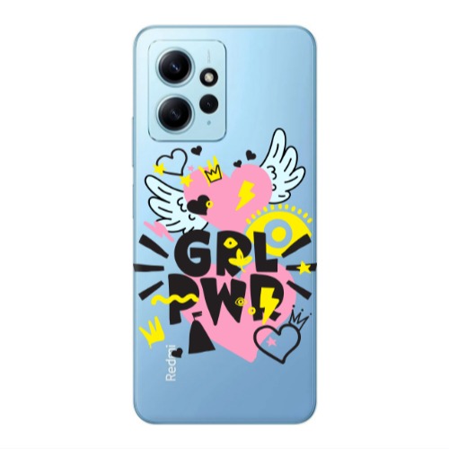Xiaomi Redmi Note 12 4G Grl Pwr Transparent Silicone TPU Θήκη
