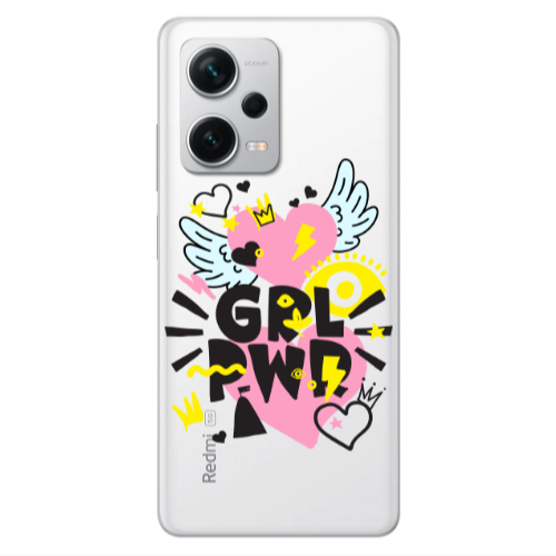 Xiaomi Redmi Note 12 5G Grl Pwr Transparent Silicone TPU Θήκη