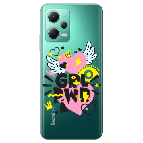 Xiaomi Redmi Note 12 Pro Plus 5G Grl Pwr Transparent Silicone TPU Θήκη