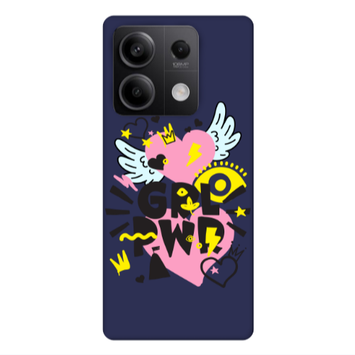 Xiaomi Redmi Note 13Pro 5G Grl Pwr Dark blue Colored Silicone TPU Θήκη