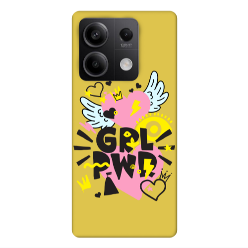 Xiaomi Redmi Note 13Pro 5G Grl Pwr Yellow Colored Silicone TPU Θήκη