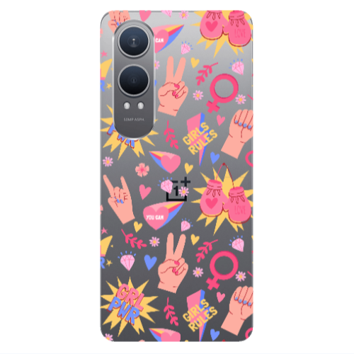 Oneplus Nord Ce 4 lite Grl Pwr 2 Transparent Silicone TPU Θήκη