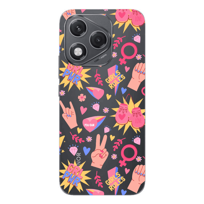 Honor 400 Lite Grl Pwr 2 Transparent Silicone TPU Θήκη