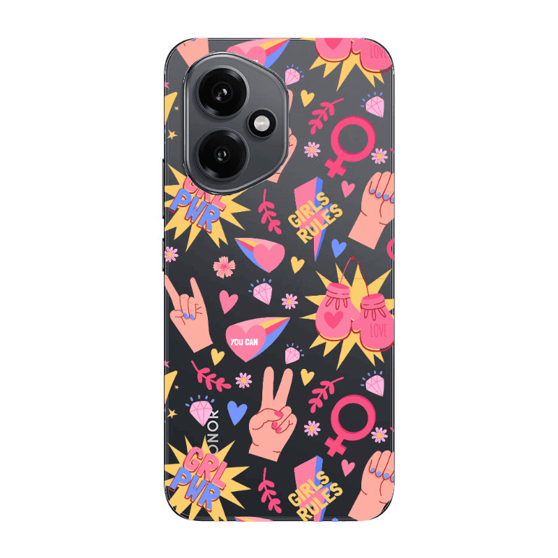 Honor Magic 400 Grl Pwr 2 Transparent Silicone TPU Θήκη