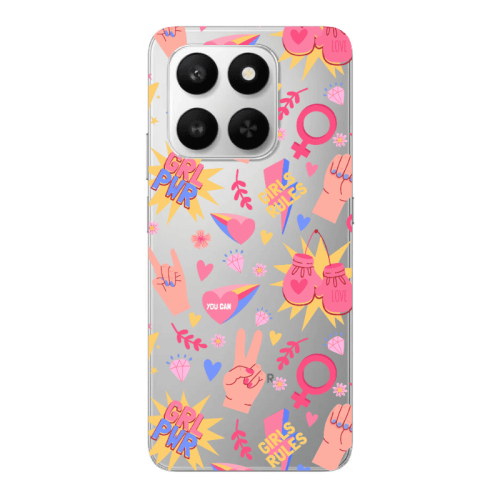 Honor Magic 400 Smart Grl Pwr 2 Transparent Silicone TPU Θήκη