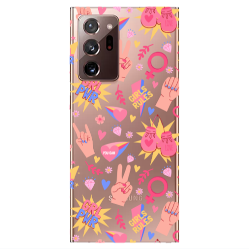 Samsung Note 20 Ultra Grl Pwr 2 Transparent Silicone TPU Θήκη