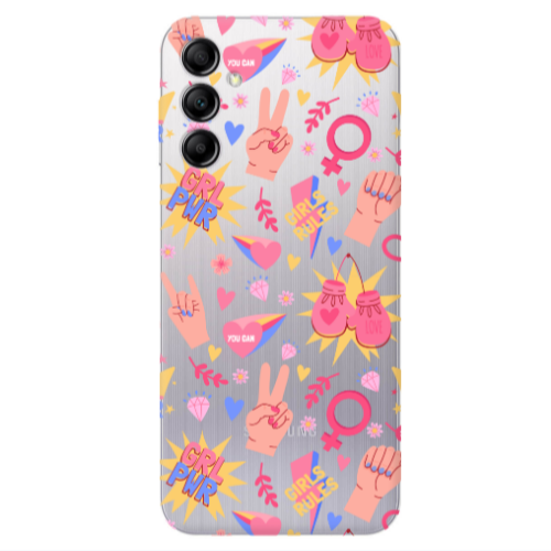 Samsung A24 Grl Pwr 2 Transparent Silicone TPU Θήκη