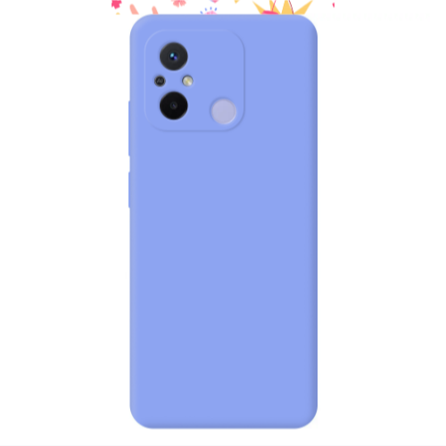 Xiaomi Redmi 12C Grl Pwr 2 Light Purple Colored Silicone TPU Θήκη