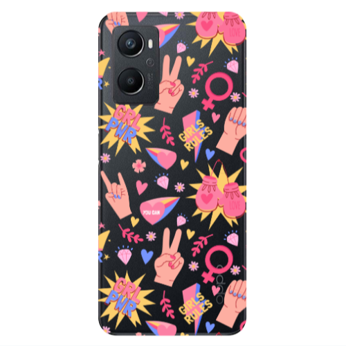 Oppo A 96 Grl Pwr 2 Transparent Silicone TPU Θήκη