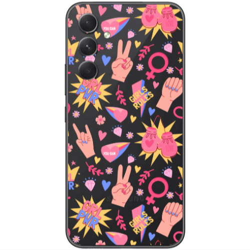 Samsung Galaxy A25 Grl Pwr 2 Transparent Silicone TPU Θήκη