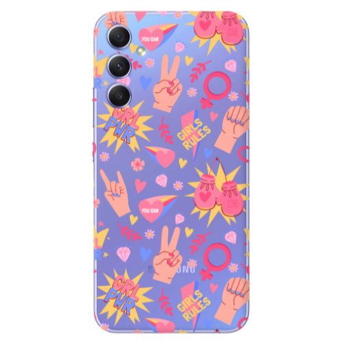 Samsung A16 Grl Pwr 2 Transparent Silicone TPU Θήκη