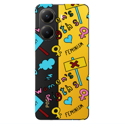 Xiaomi Poco X7 Pro Feminism Transparent Silicone TPU Θήκη